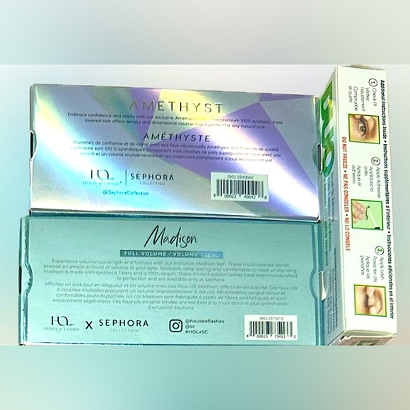 NWT Eyelash Bundle 2 Pairs of Lashes with Glue - Picture 2 of 2